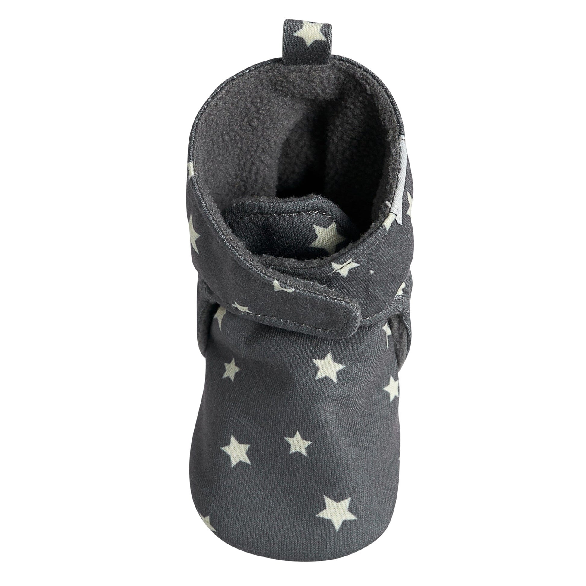 Baby Neutral Grey/White Soft Booties