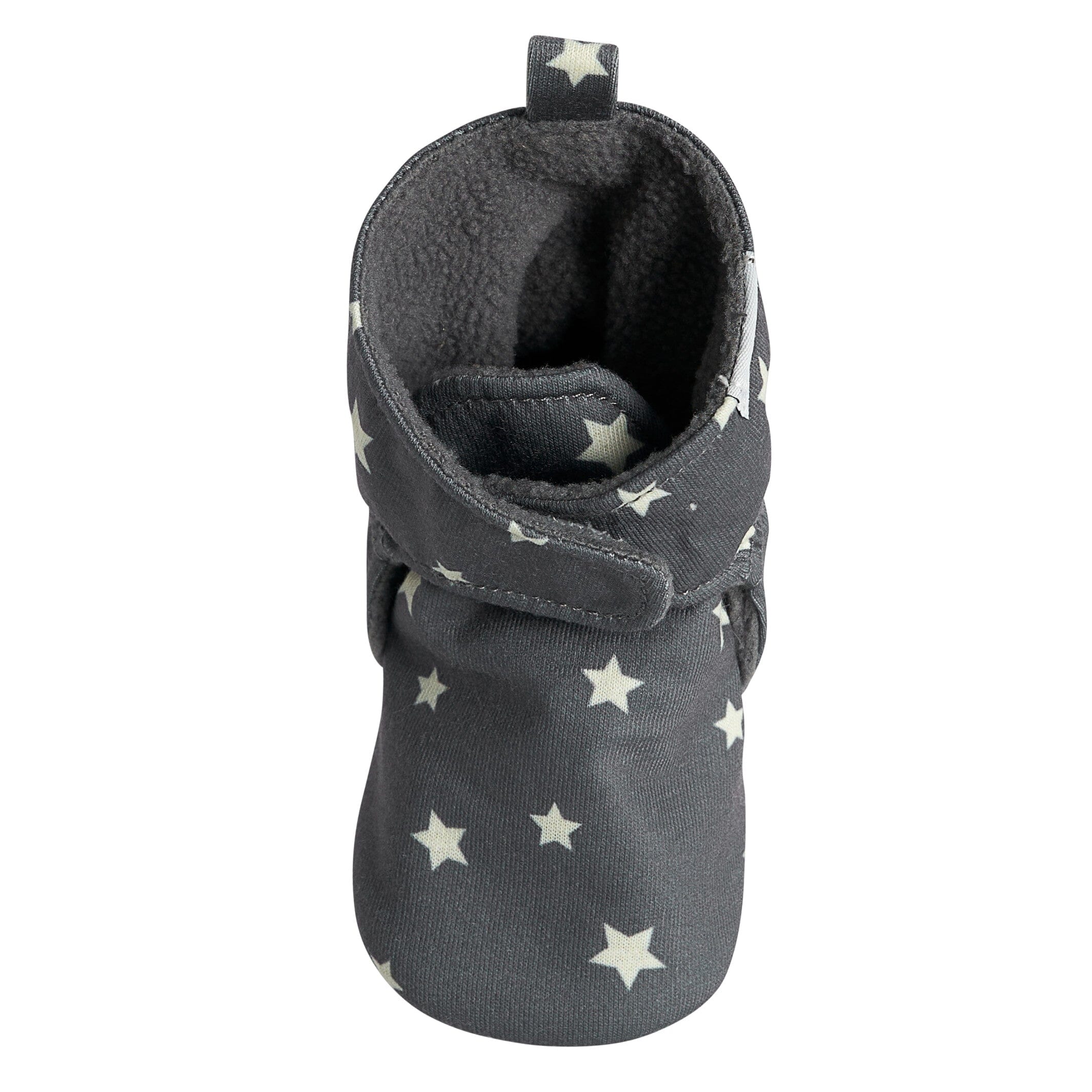 Baby Neutral Grey/White Soft Booties