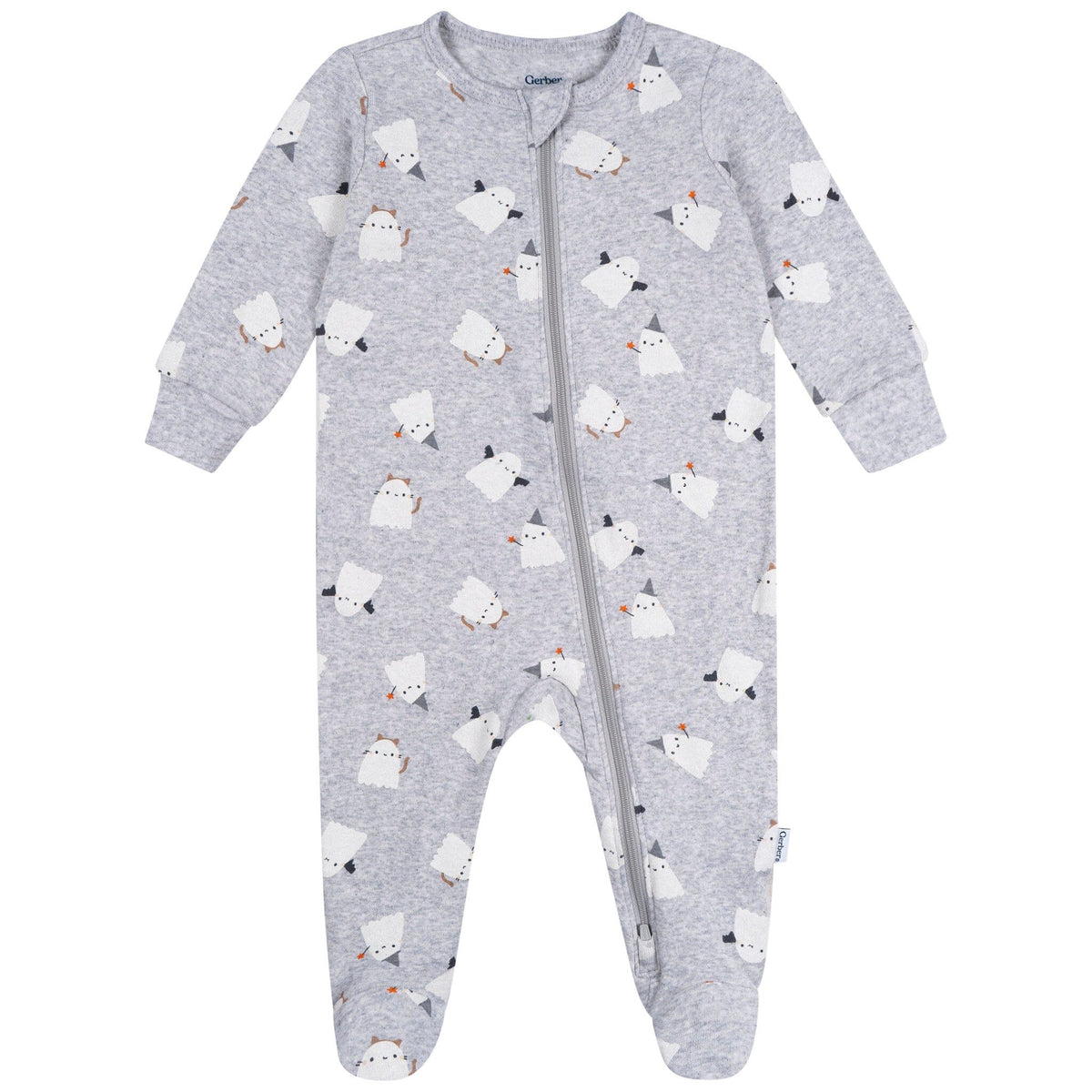Baby Neutral Halloween Ghosts Sleep 'N Play Sleepwear Gerber® 