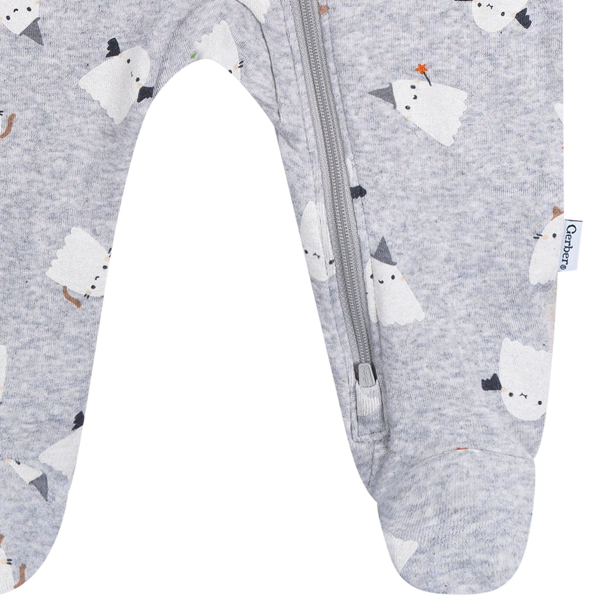 Baby Neutral Halloween Ghosts Sleep 'N Play Sleepwear Gerber® 