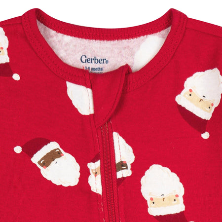 Baby Neutral Santa Faces Sleep 'N Play