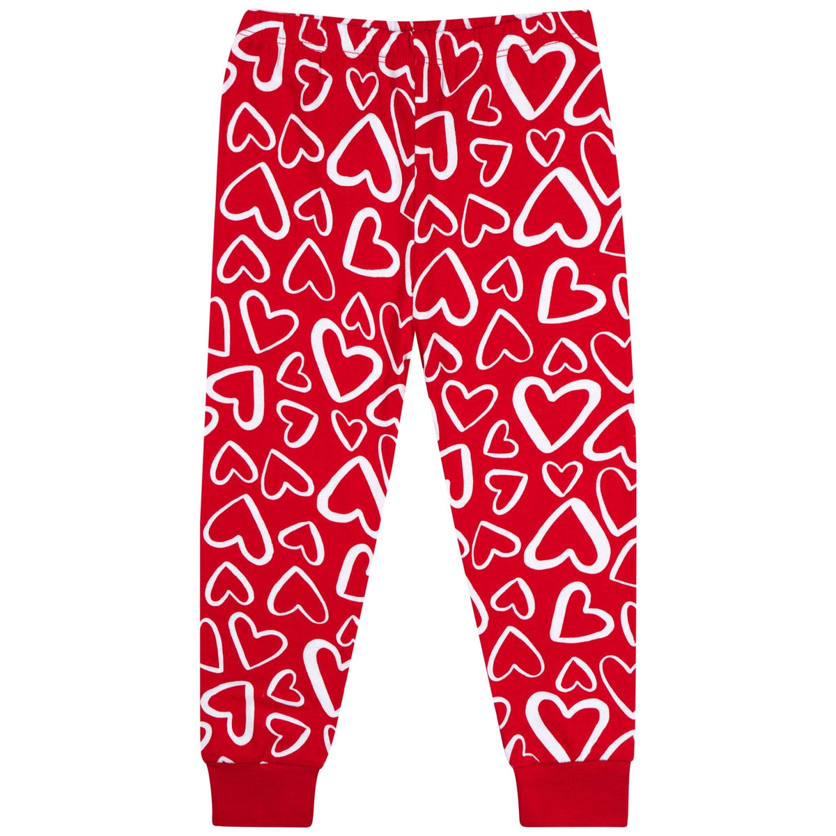 2-Piece Infant & Toddler Neutral Red Hearts Cotton Pajamas Sleepwear Gerber® 