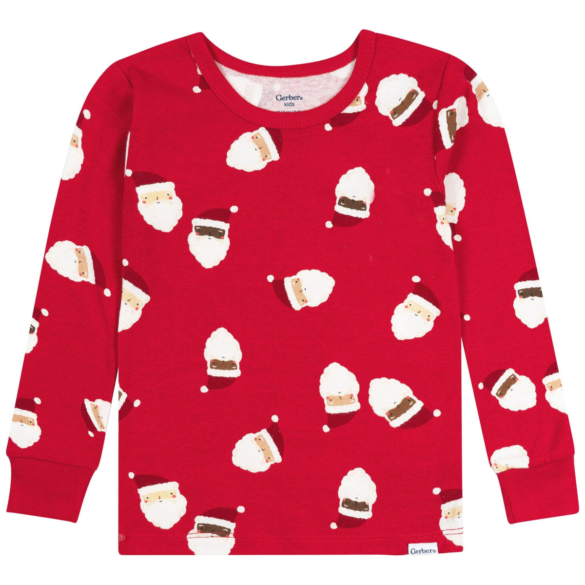 2-Piece Infant & Toddler Neutral Santa Faces Cotton Pajamas Sleepwear Gerber® 