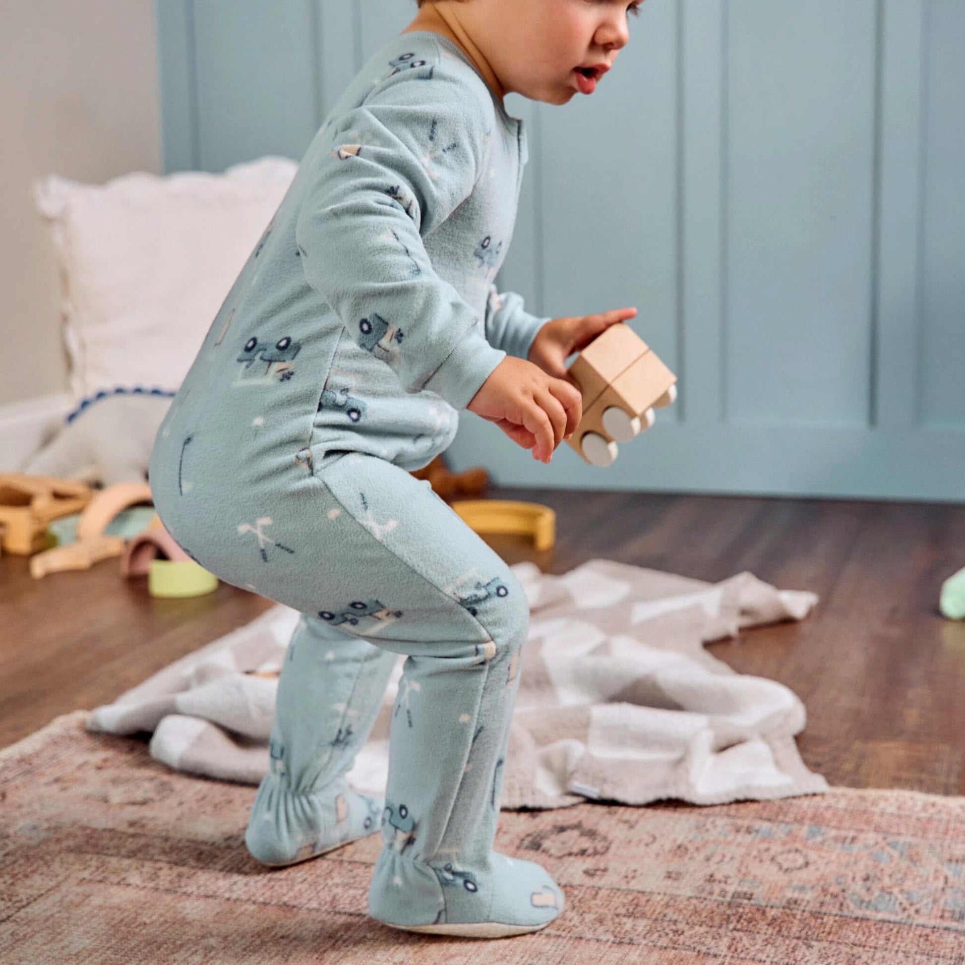 Baby & Toddler Boys Golf Footed Fleece Pajamas Sleepwear Gerber® 