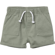 Baby & Toddler Girls Olive Stretch Twill Shorts Pants & Bottoms Gerber® 