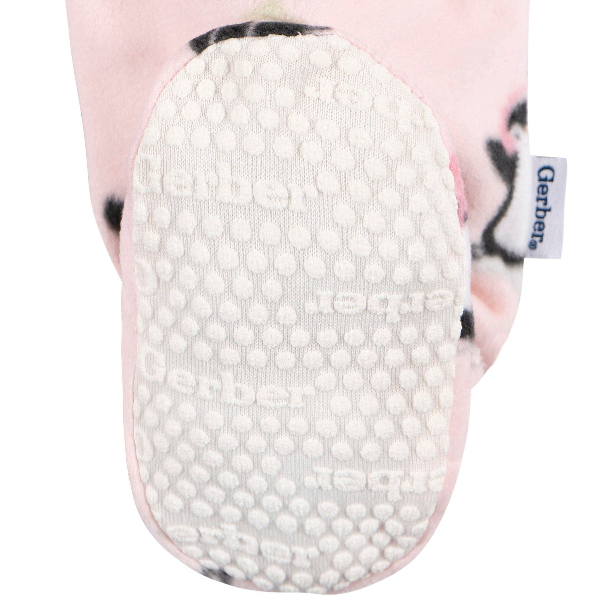 Baby & Toddler Girls Pink Penguins Footed Fleece Pajamas Sleepwear Gerber® 
