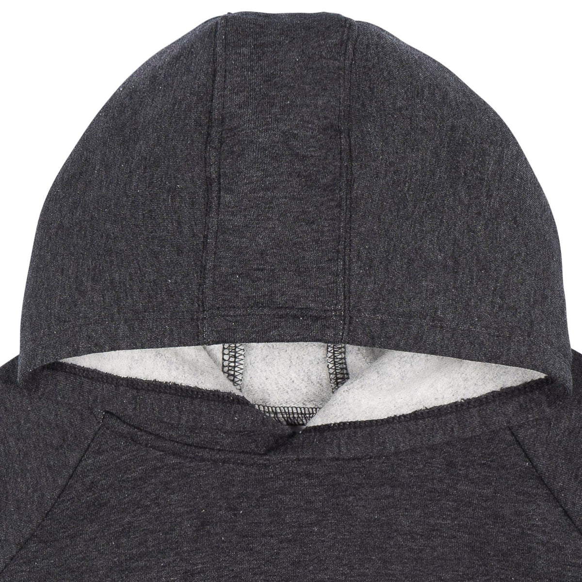 Baby & Toddler Neutral Charcoal Heather Pullover Hooded Sweatshirt tops Gerber® 