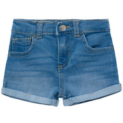 Baby & Toddler Neutral Light Wash Cuffed Denim Shorts Pants & Bottoms Gerber® 