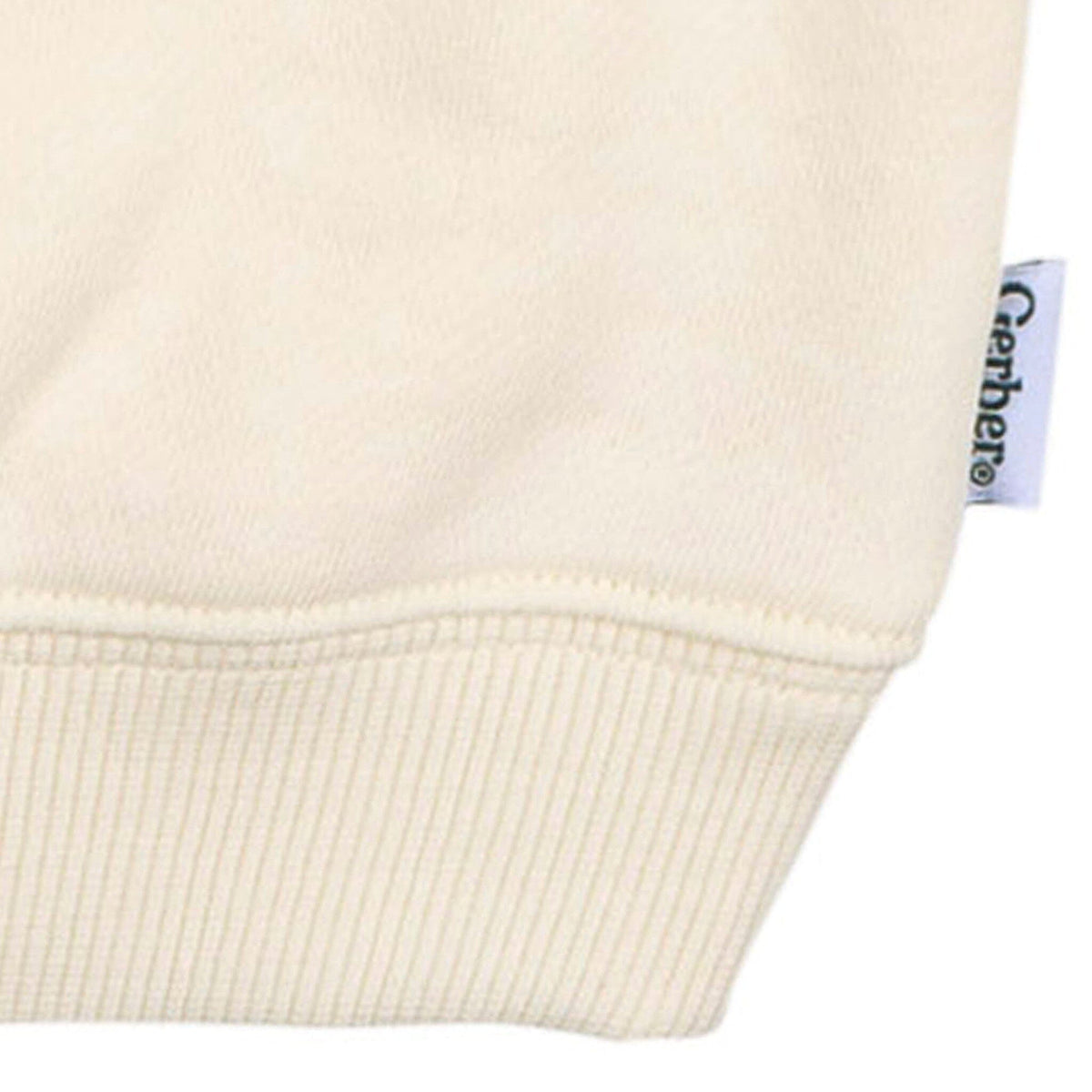 Baby & Toddler Neutral Soft Beige Pullover Hooded Sweatshirt tops Gerber® 
