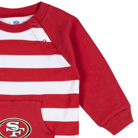 Baby San Francisco 49ers Football Romper with Pocket