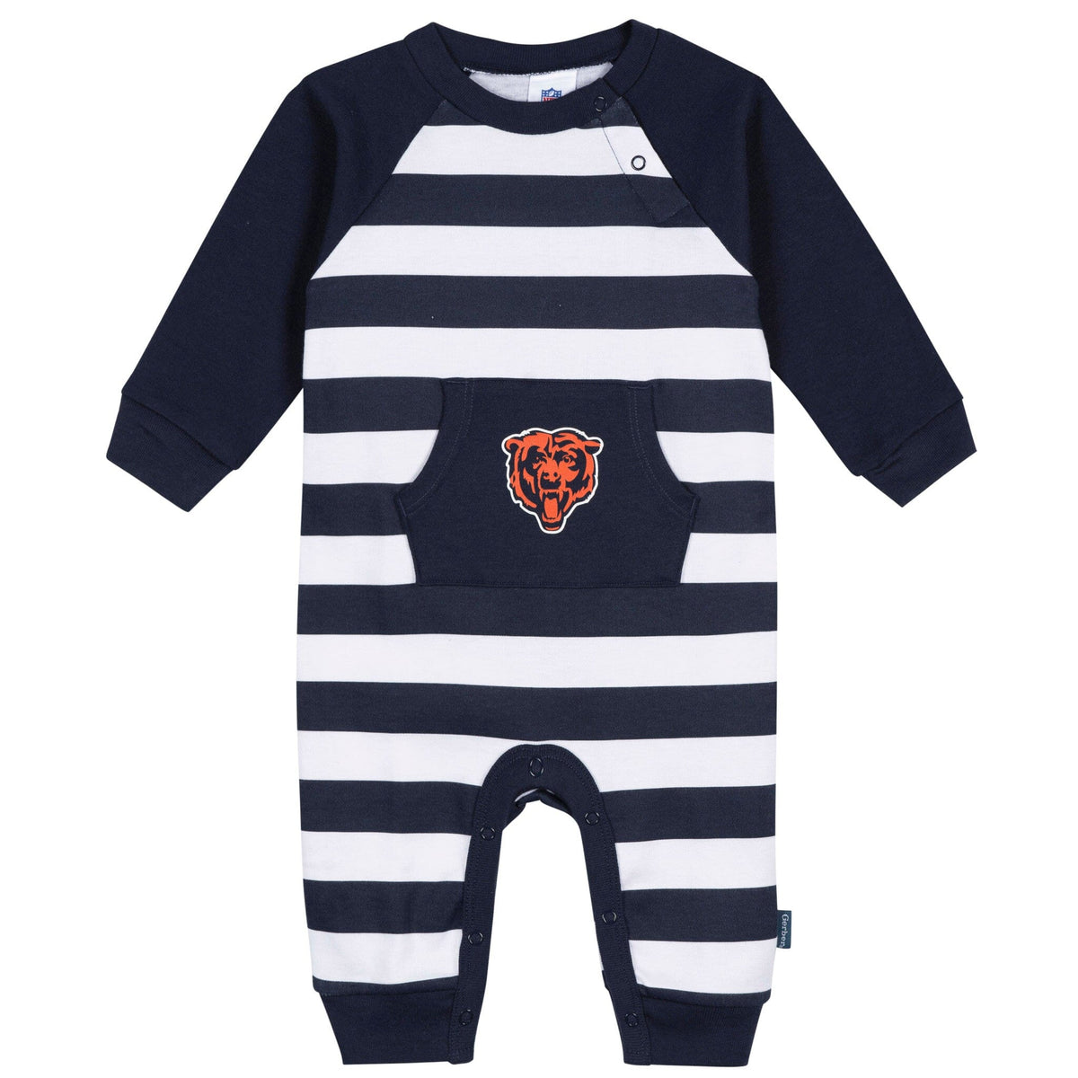 Baby Chicago Bears Football Romper with Pocket NFL NFL 