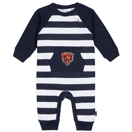 Baby Chicago Bears Football Romper with Pocket