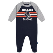 Baby Boys Chicago Bears Footed Pajamas Sleepwear NFL 