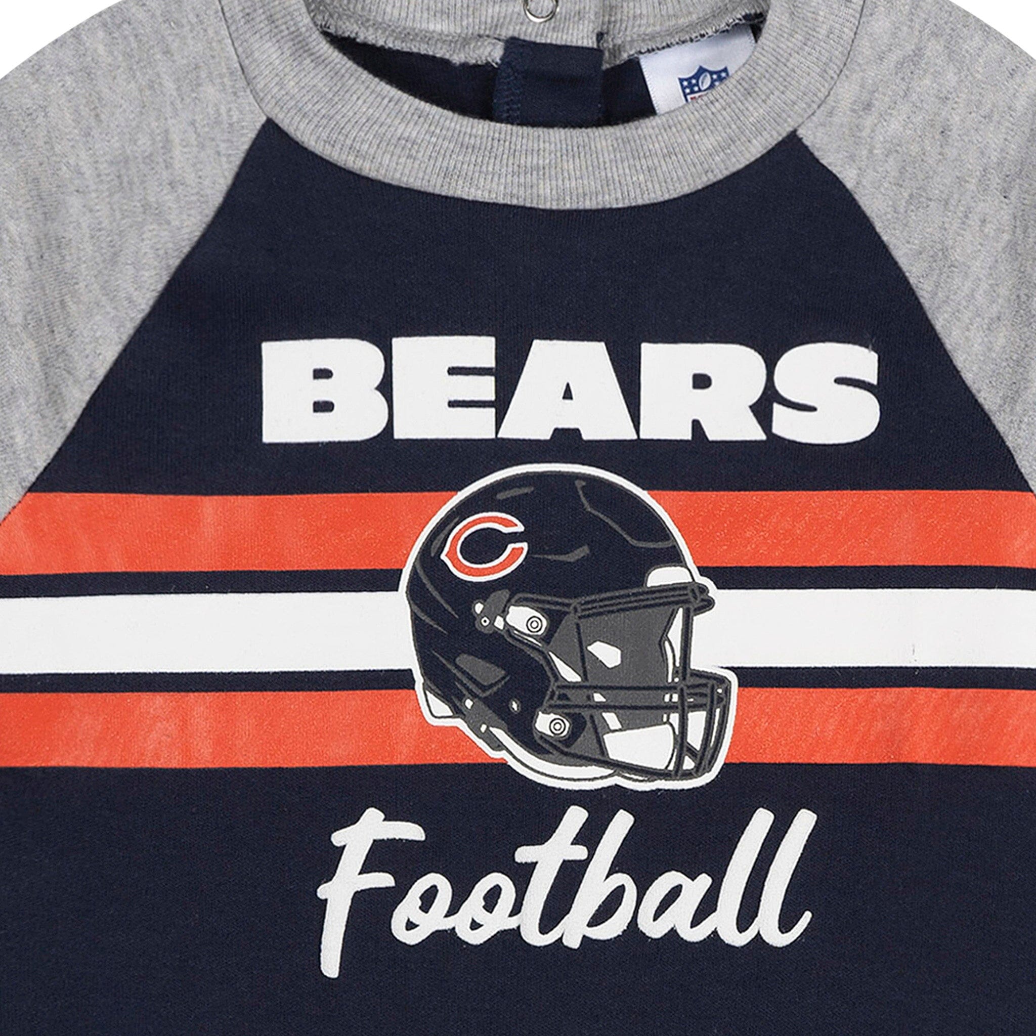 Baby Boys Chicago Bears Footed Pajamas Sleepwear NFL 