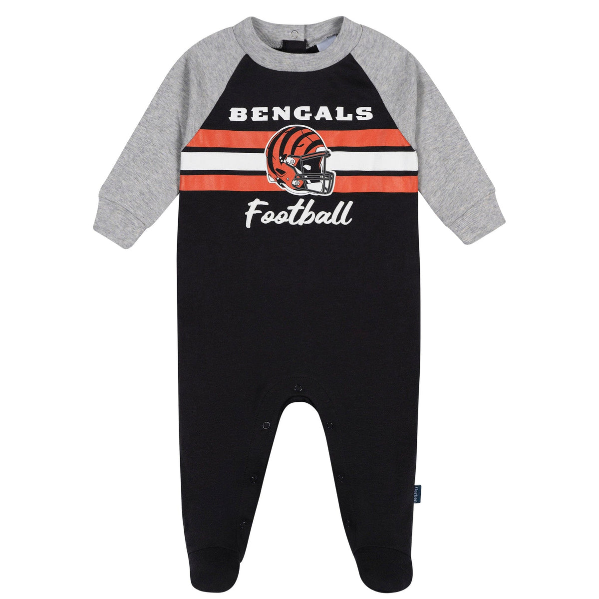 Baby Boys Cincinatti Bengals Footed Pajamas Sleepwear NFL 