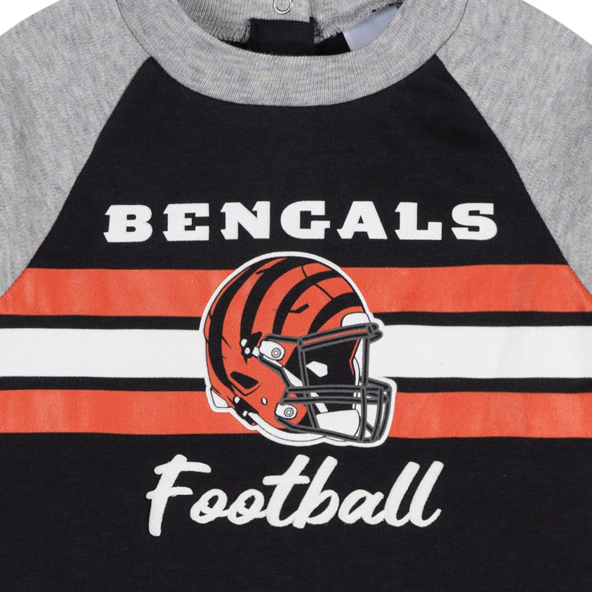 Baby Boys Cincinatti Bengals Footed Pajamas Sleepwear NFL 