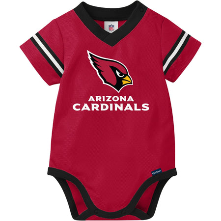 Baby Boys Arizona Cardinals Short Sleeve Mesh V-Neck Bodysuit