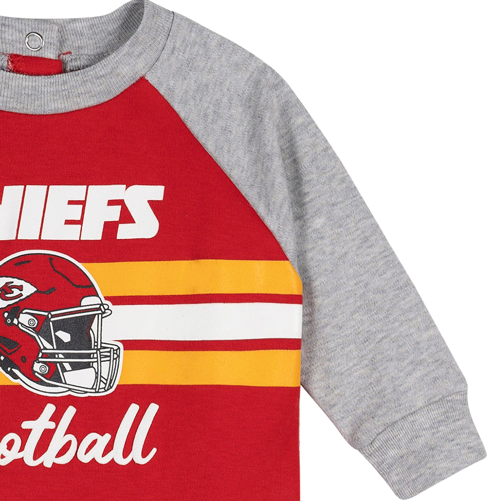 Baby Boys Kansas City Chiefs Footed Pajamas Sleepwear NFL 