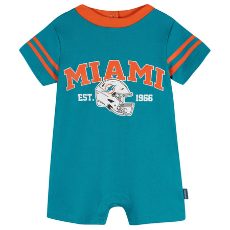 Baby Boys Miami Dolphins Romper