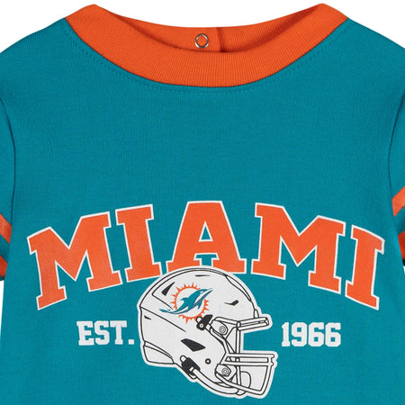 Baby Boys Miami Dolphins Romper