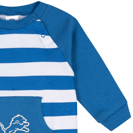 Baby Detroit Lions Football Romper with Pocket