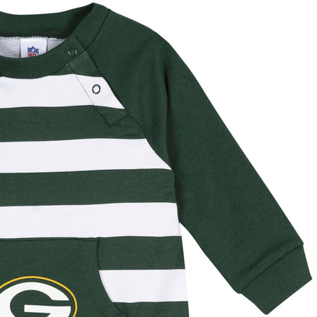 Baby Green Bay Packers Football Romper with Pocket