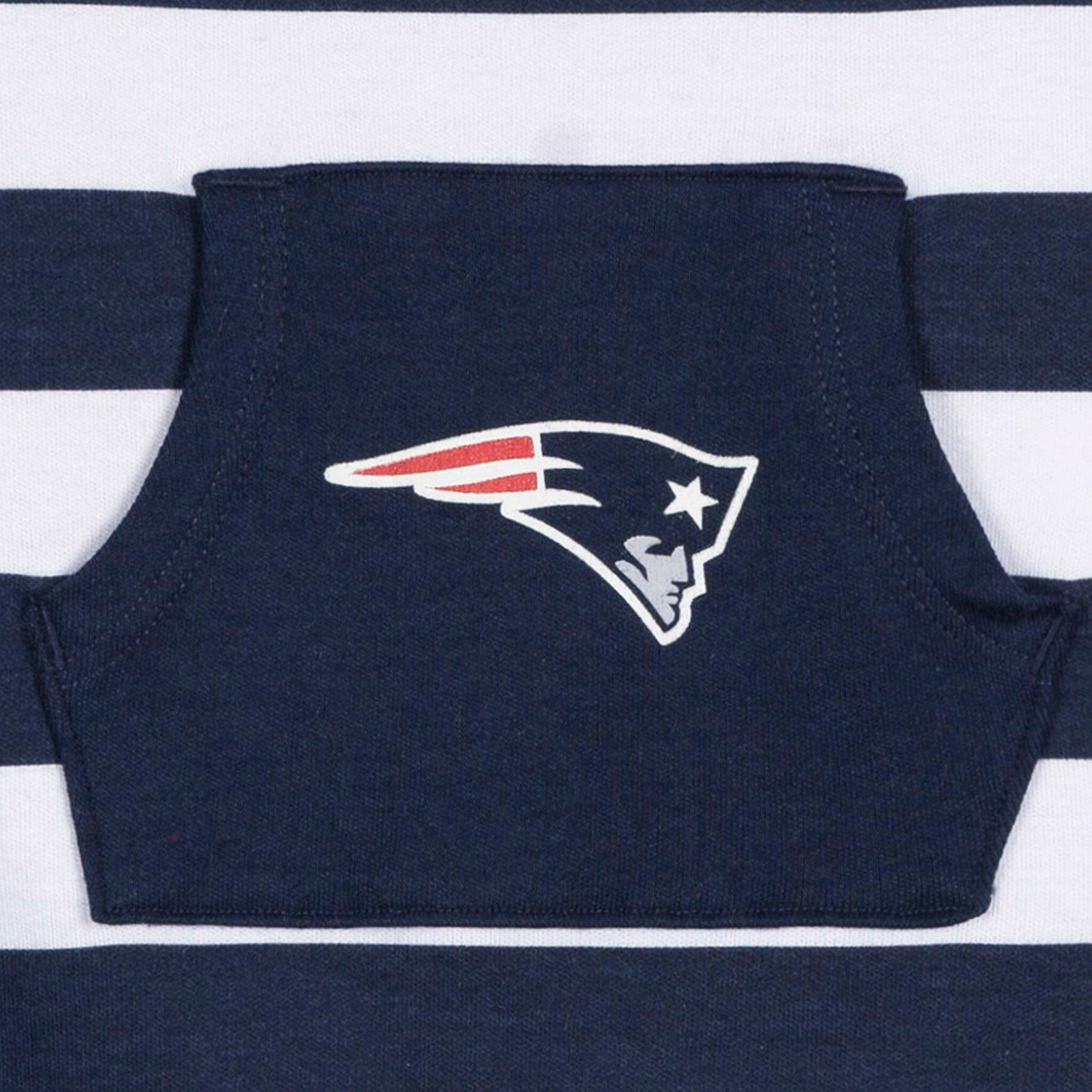 Baby New England Patriots Football Romper with Pocket NFL NFL 