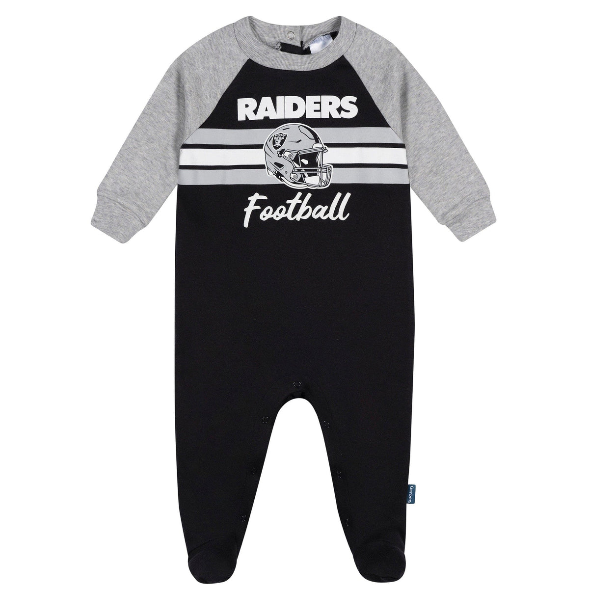 Baby Boys Las Vegas Raiders Footed Pajamas Sleepwear NFL 