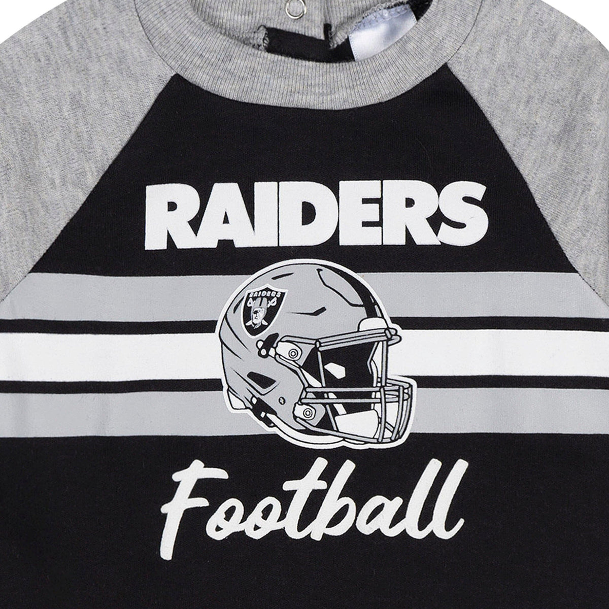 Baby Boys Las Vegas Raiders Footed Pajamas Sleepwear NFL 