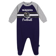 Baby Boys Baltimore Ravens Footed Pajamas Sleepwear NFL 