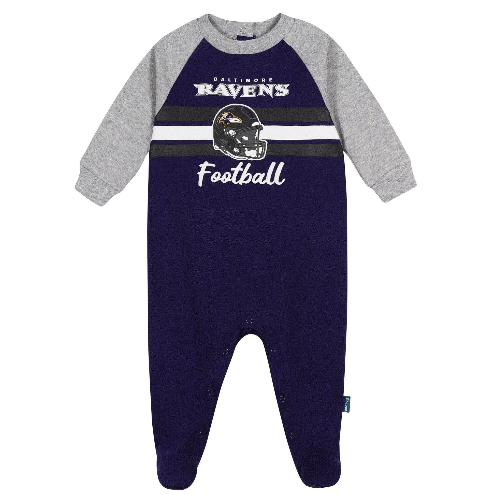Baby Boys Baltimore Ravens Footed Pajamas Sleepwear NFL 