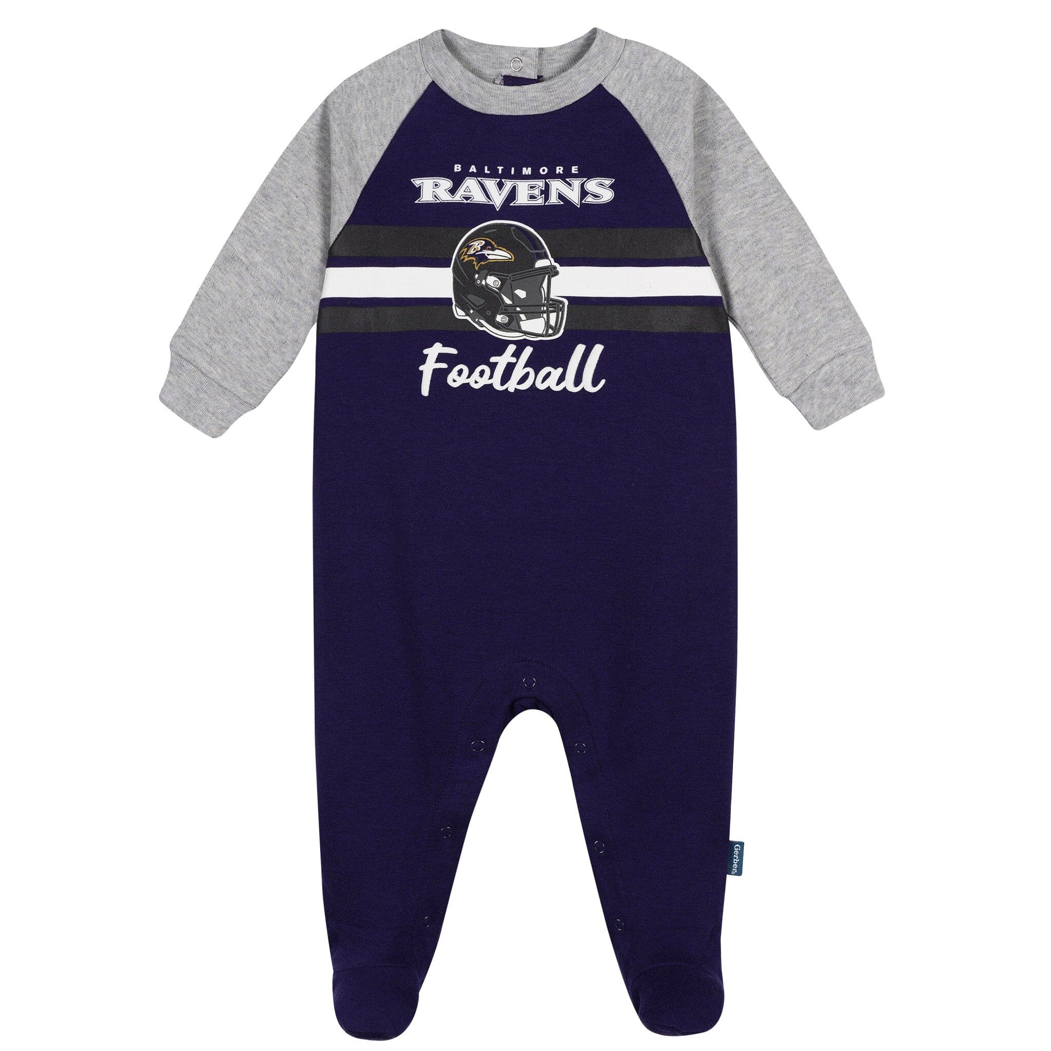 Baby Boys Baltimore Ravens Footed Pajamas Sleepwear NFL 