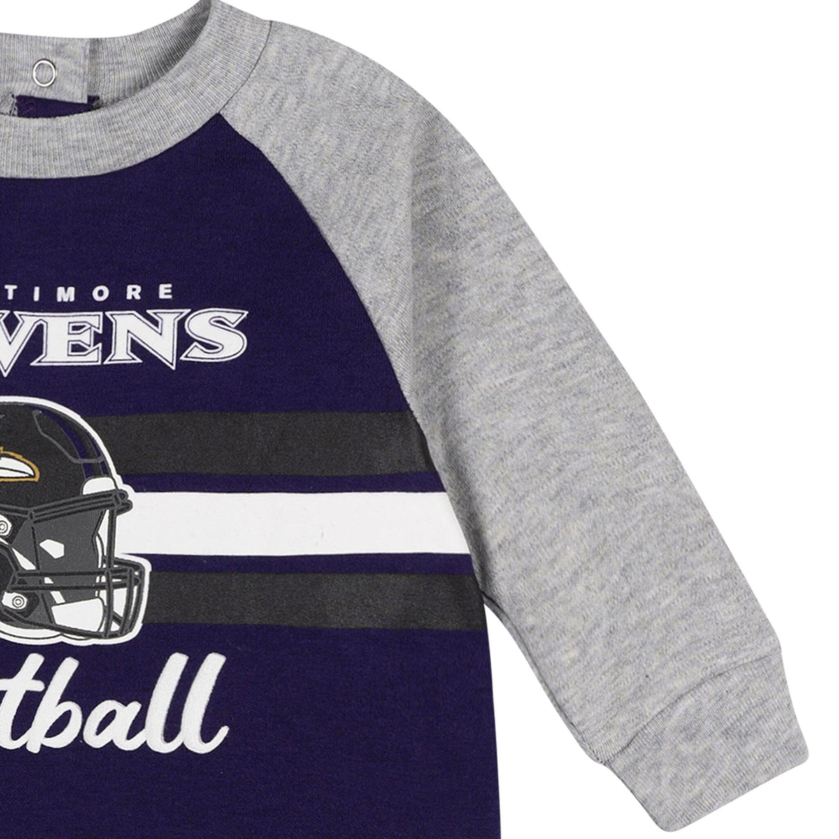 Baby Boys Baltimore Ravens Footed Pajamas Sleepwear NFL 