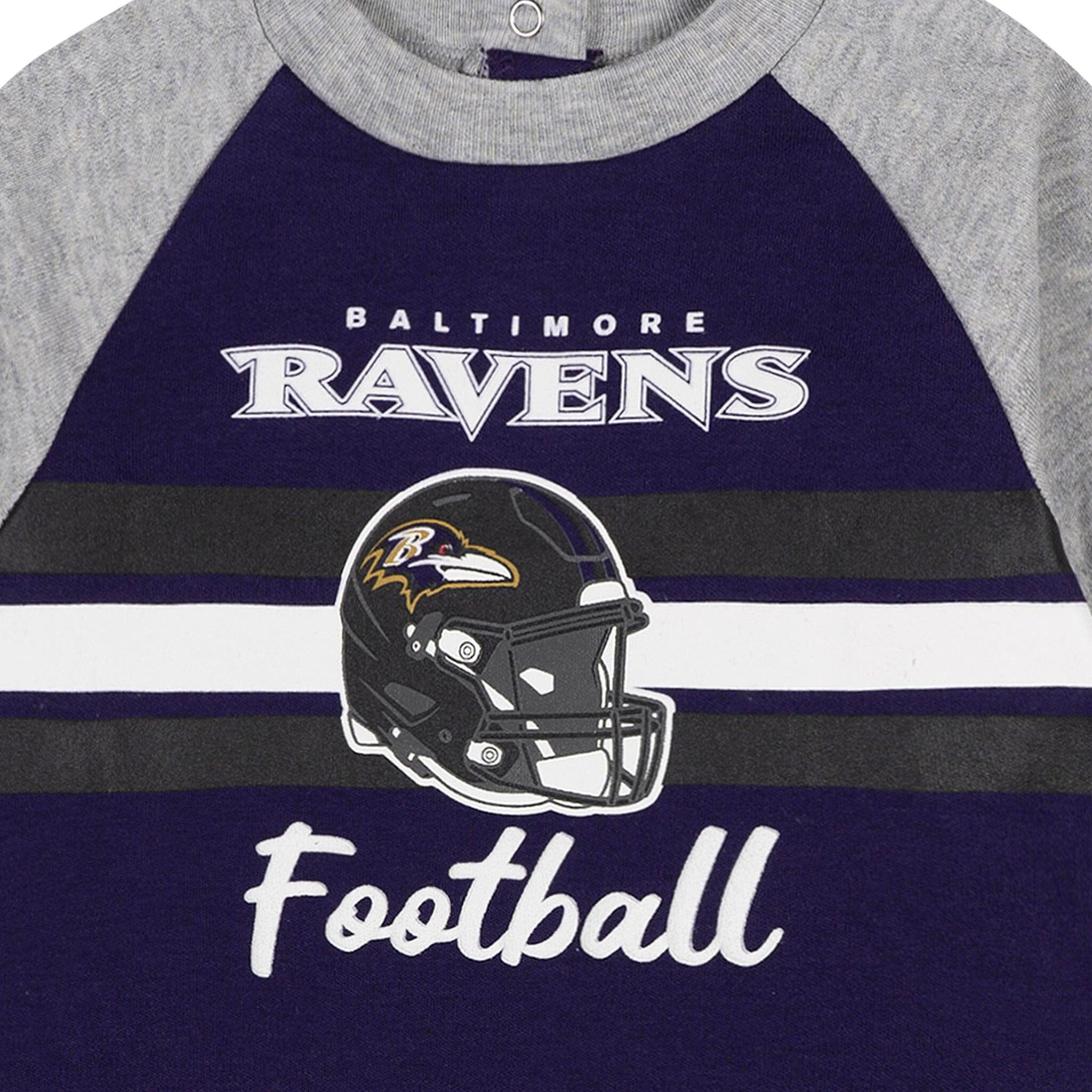 Baby Boys Baltimore Ravens Footed Pajamas Sleepwear NFL 