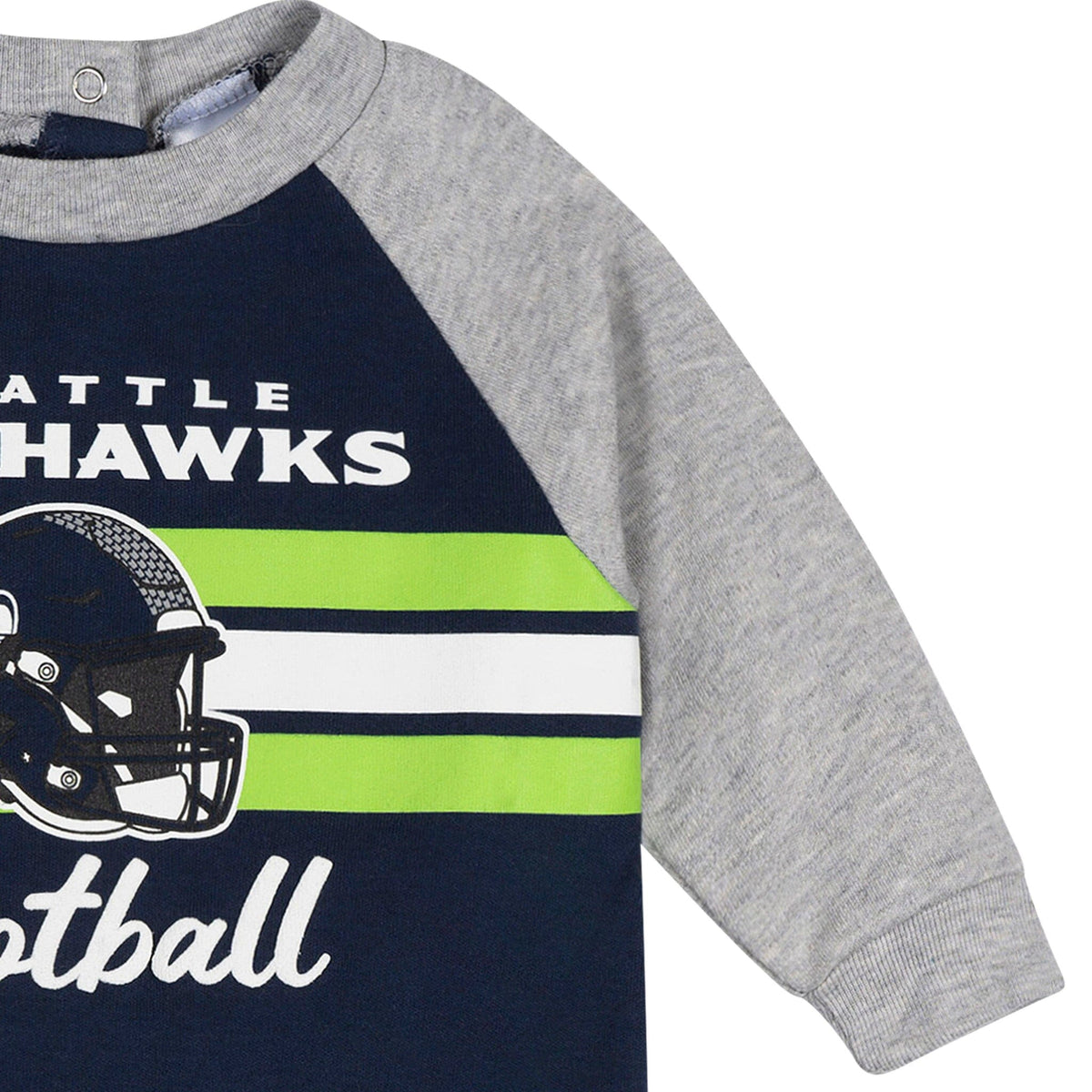 Baby Boys Seattle Seahawks Footed Pajamas Sleepwear NFL 