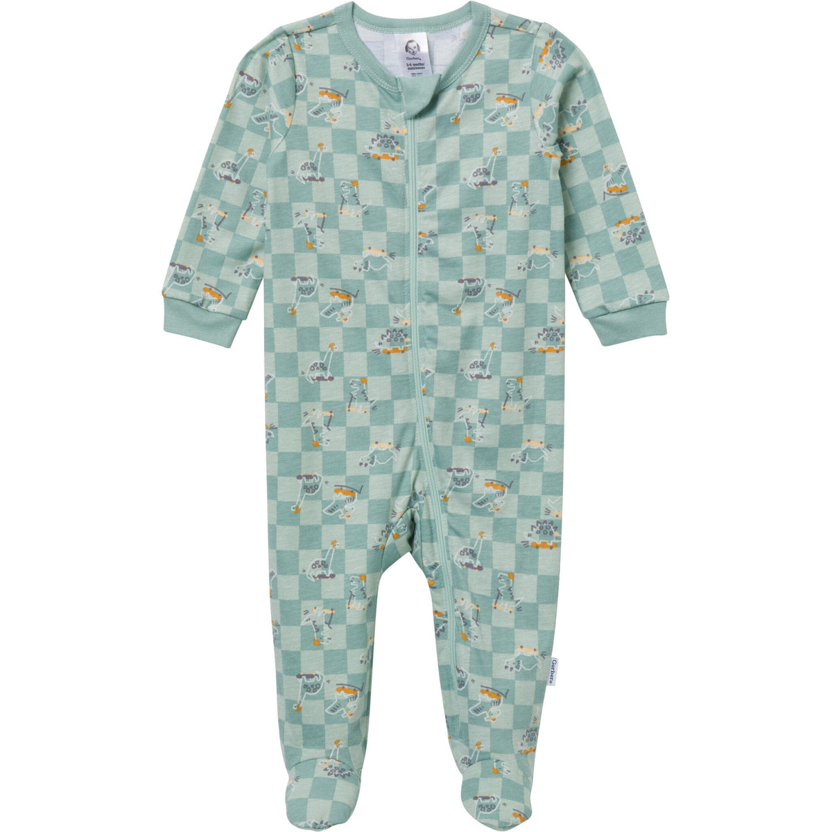 Baby Boys Skateboard Dinos Sleep 'N Play Sleepwear Gerber® 