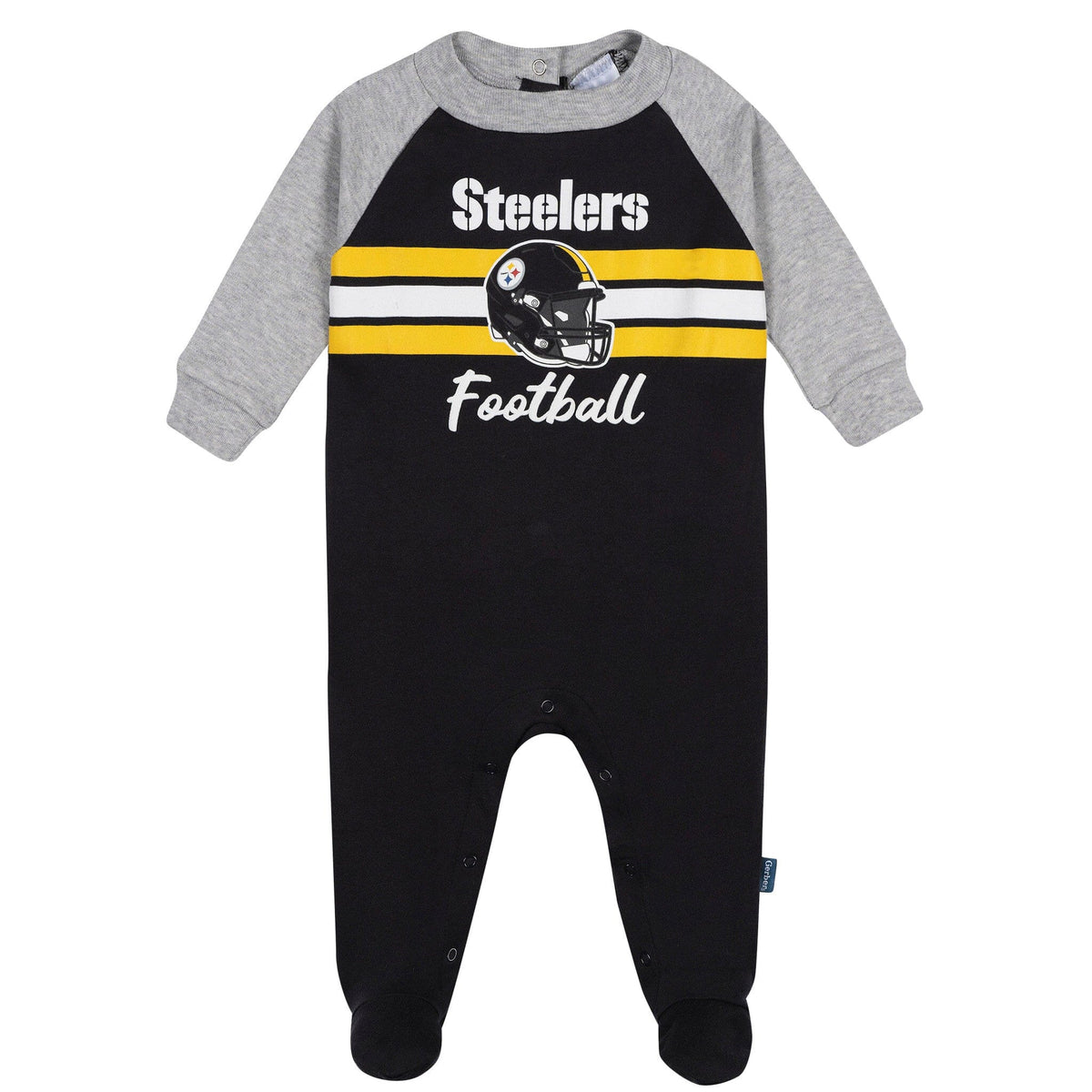 Baby Boys Pittsburgh Steelers Footed Pajamas Sleepwear NFL 