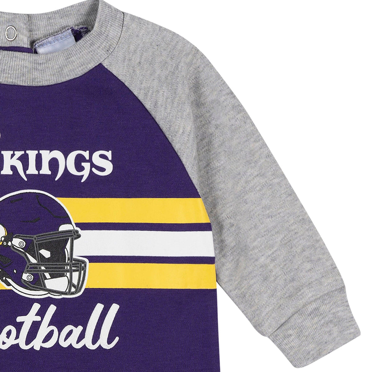 Baby Boys Minnesota Vikings Footed Pajamas Sleepwear NFL 