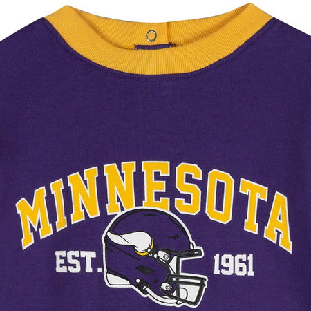 Baby Boys Minnesota Vikings Romper