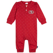 Baby Girls 49Ers Footless Pajamas Sleepwear NFL 