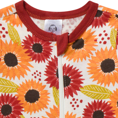 Baby Girls Bright Sunflowers Sleep 'N Play