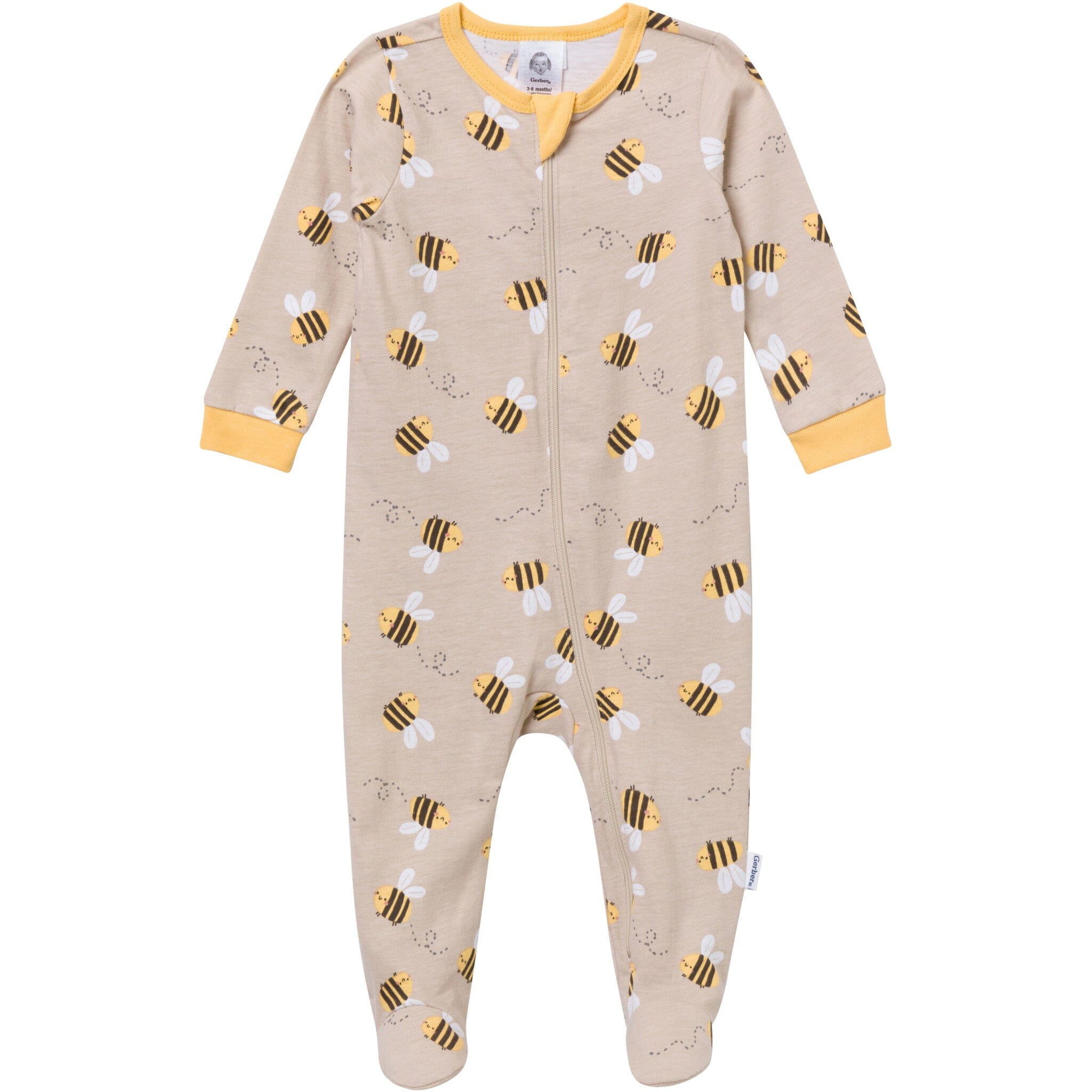 Baby Girls Busy Bees Sleep 'N Play Sleepwear Gerber® 