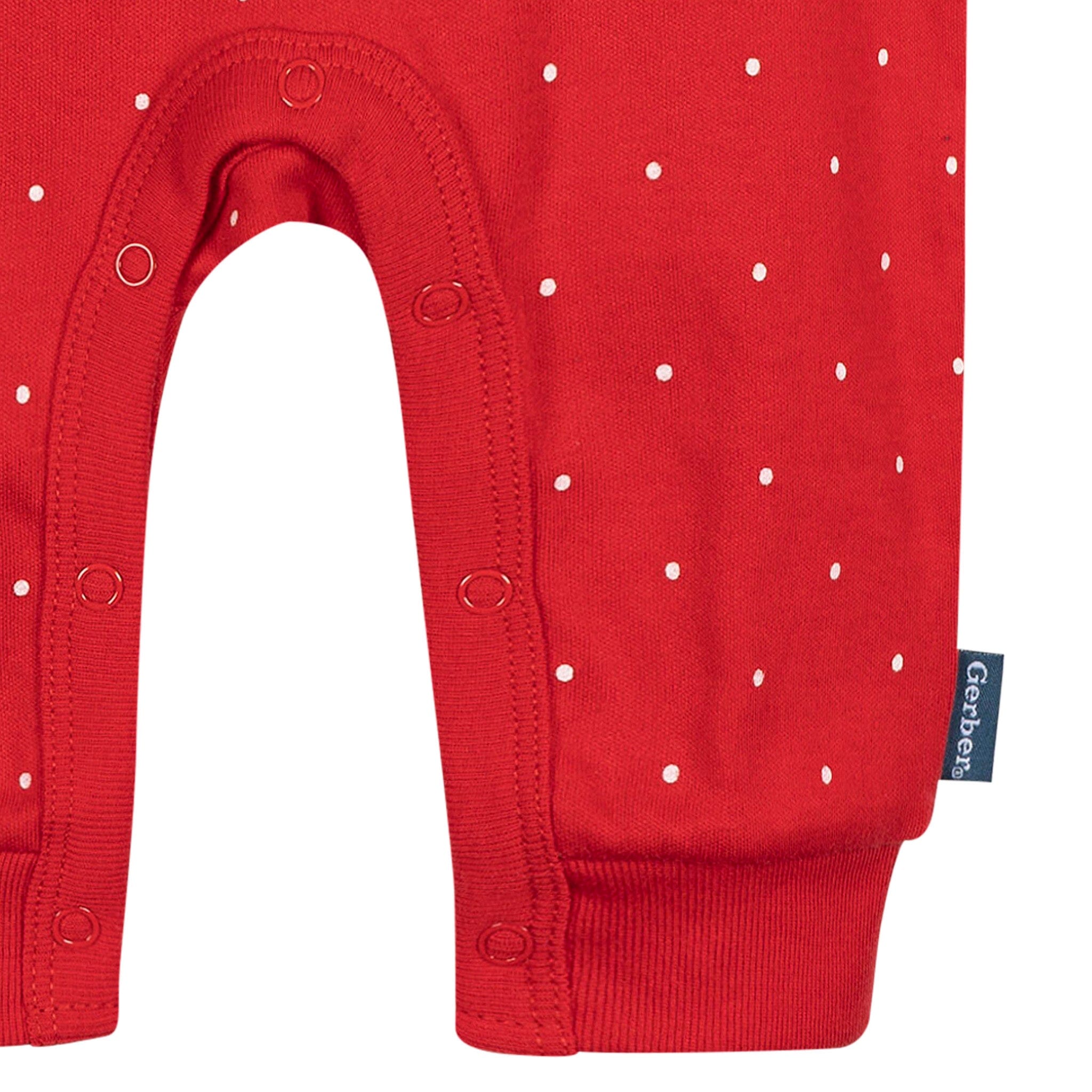 Baby Girls Kansas City Chiefs Footless Pajamas Sleepwear NFL 