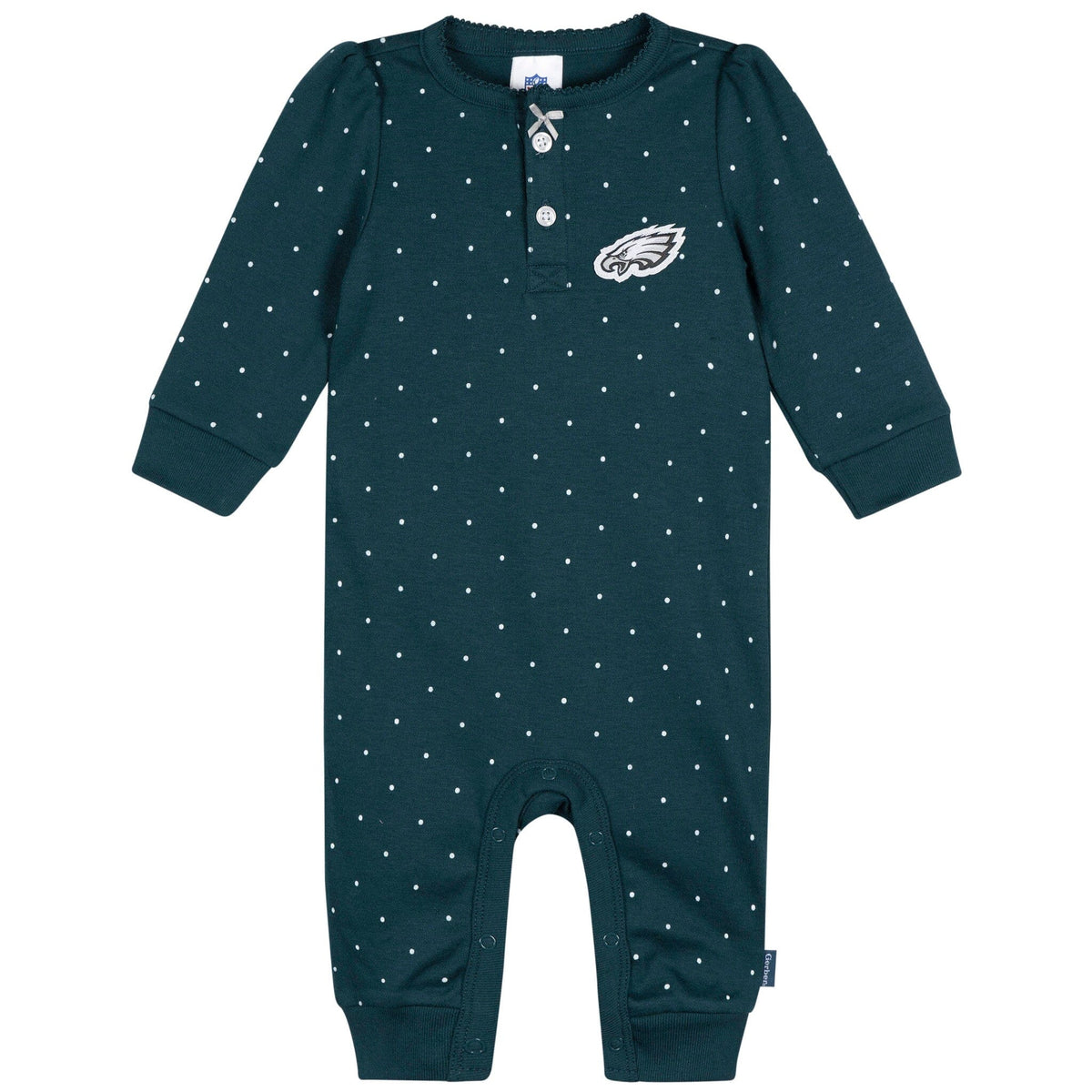 Baby Girls Philidelphia Eagles Footless Pajamas Sleepwear NFL 