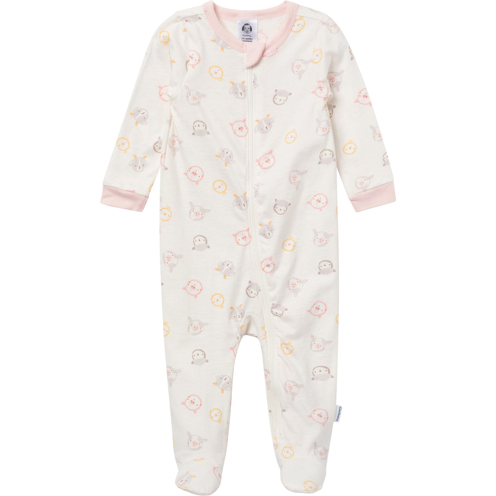 Baby Girls Farm Family Sleep 'N Play Sleepwear Gerber® 