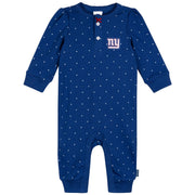 Baby Girls New York Giants Footless Pajamas Sleepwear NFL 