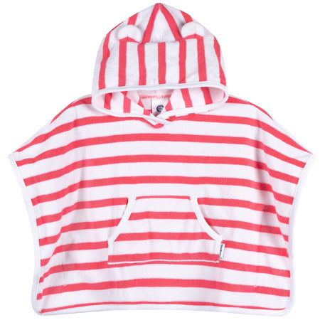 Baby & Toddler Girls Pink Stripe Hooded Swim Coverup