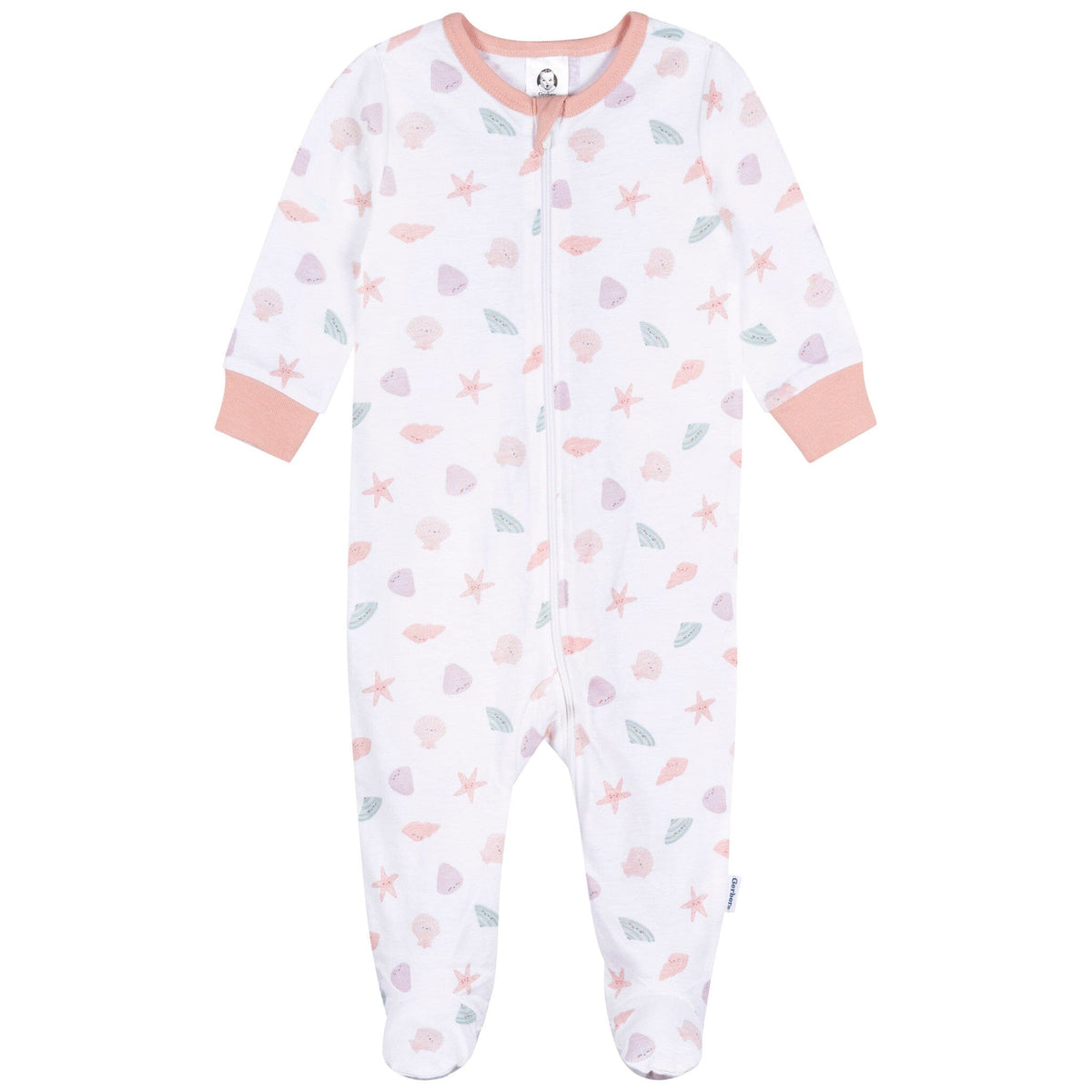 Baby Girls She Sells Sea Sheels Sleep 'N Play Sleepwear Gerber® 
