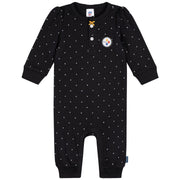 Baby Girls Pittsburgh Steelers Footless Pajamas Sleepwear NFL 