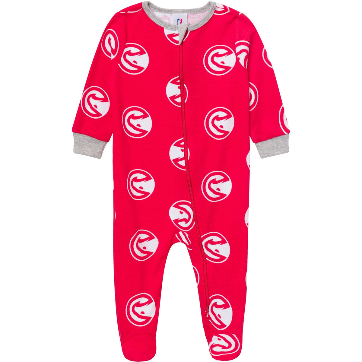 Baby Neutral Atlanta Hawks Sleep 'N Play Sleepwear Gerber® 